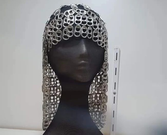 recycled headpiece